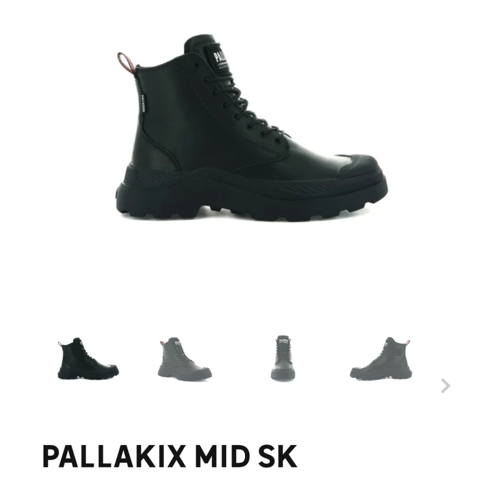 Palladium Pallakix Leather Ankle Sneaker Boot